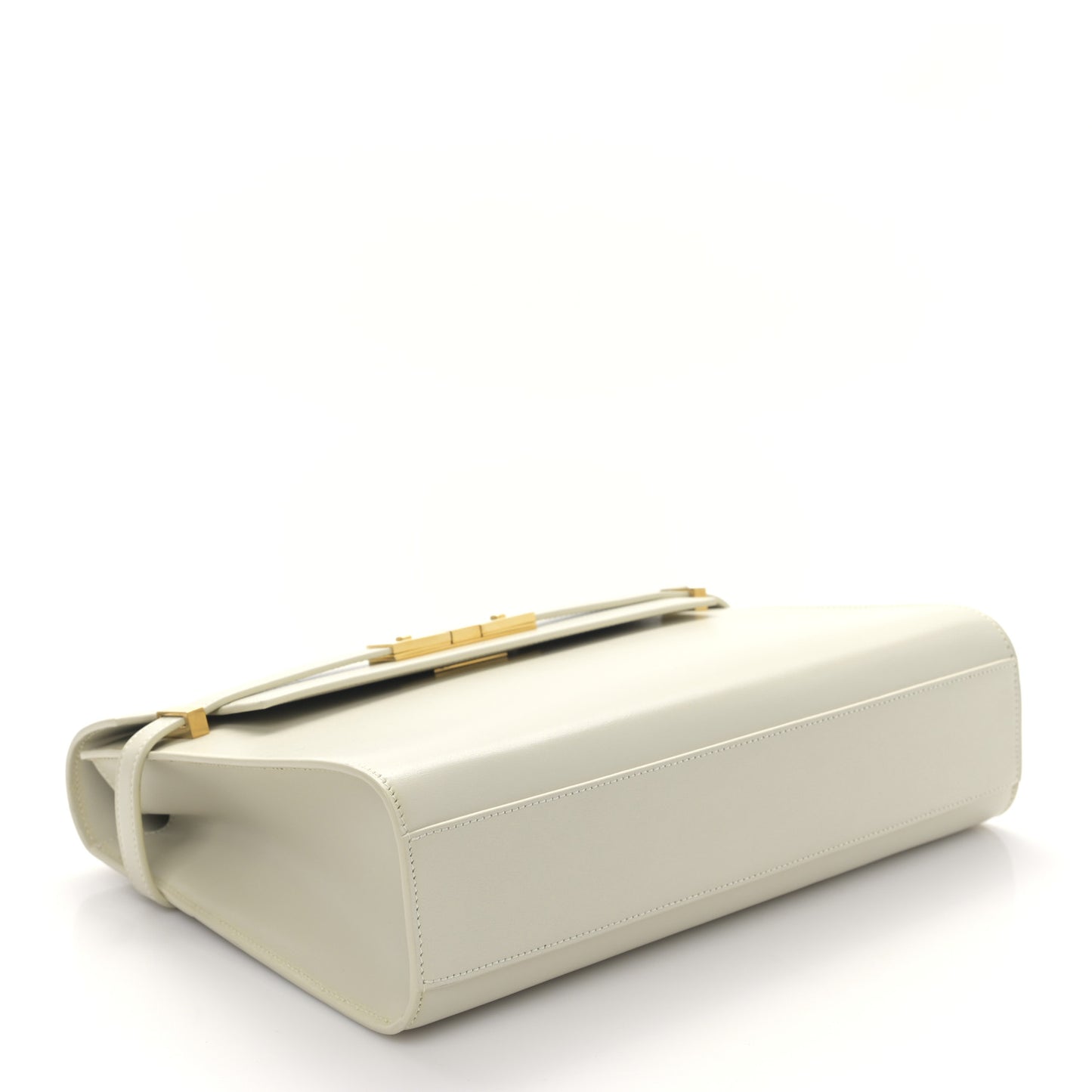 Smooth Calfskin Manhattan Shoulder Bag Crema Soft