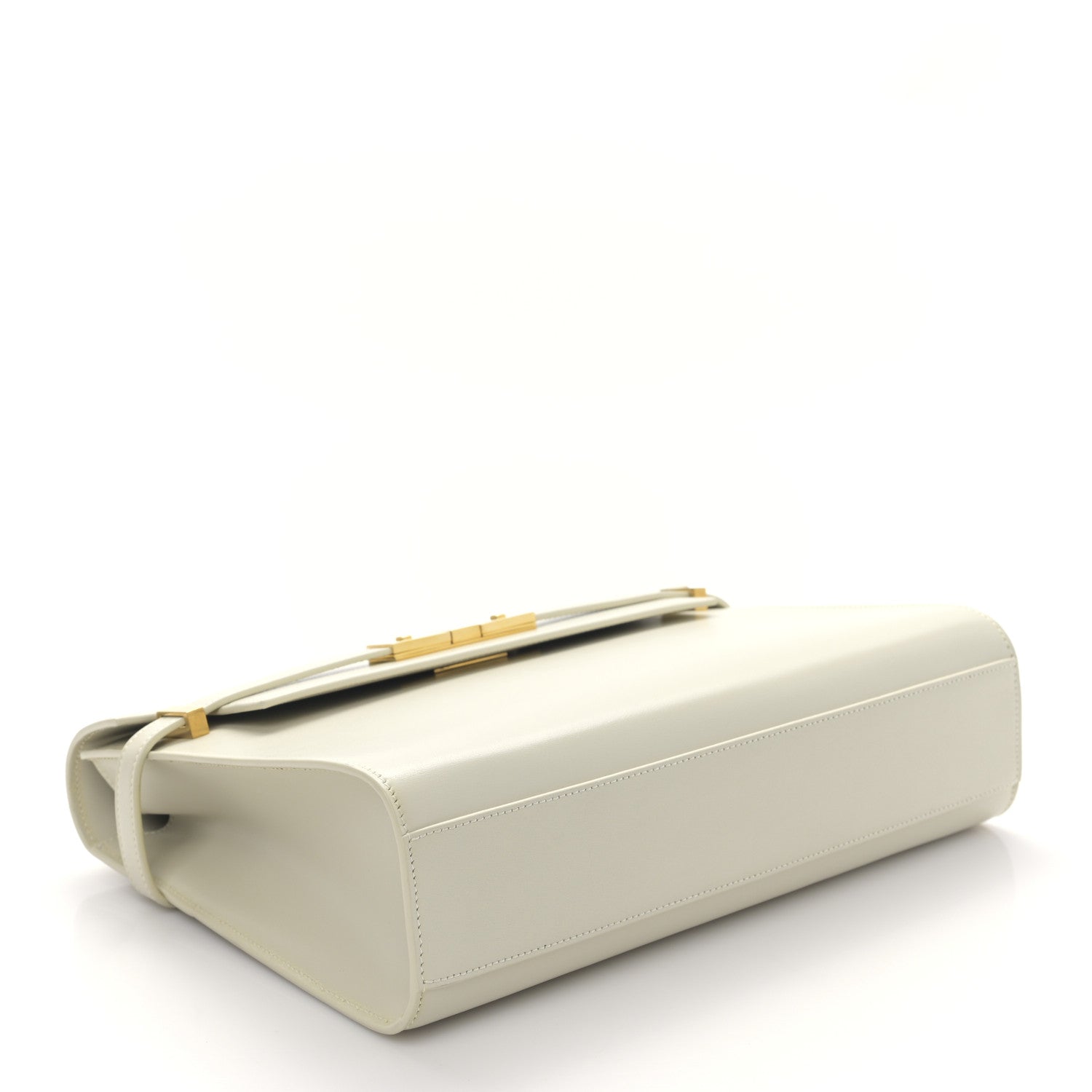 Saint Laurent Smooth Calfskin Manhattan Shoulder Bag Crema Soft 4 of 9