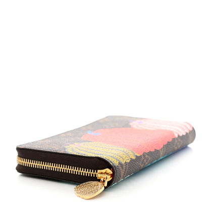 Louis Vuitton LV X YK Monogram Kusama Pumpkin Zippy Wallet 4 of 7