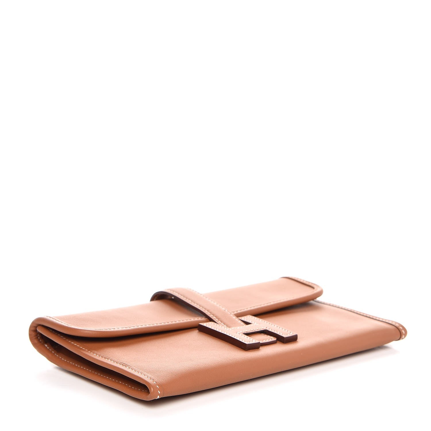 Hermes Swift Jige Duo Clutch Toffee 5 of 8