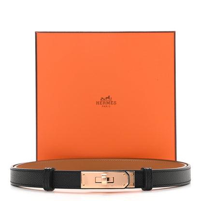 Hermes Epsom Kelly Belt Black 5 of 5