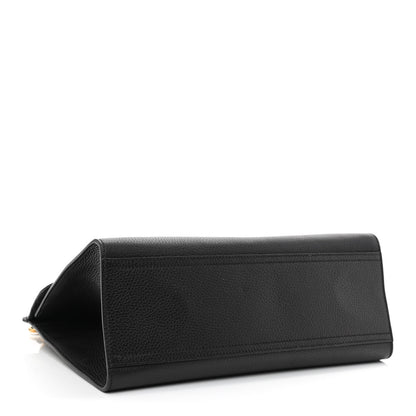Gucci Calfskin Small GG Marmont Top Handle Bag Black 4 of 12
