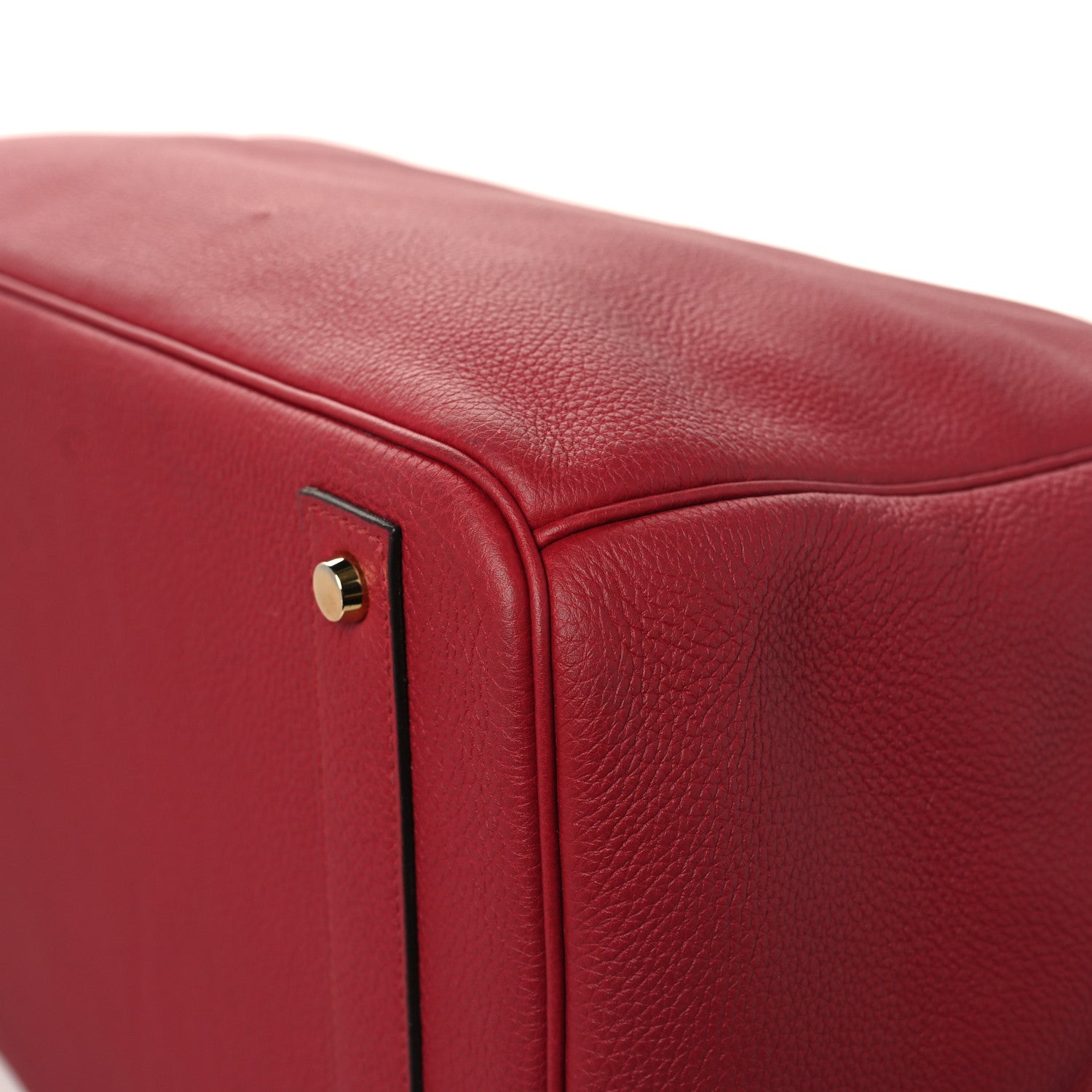 Hermes Togo HAC Birkin 40 Rouge Grenat 12 of 13