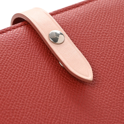 Celine Grained Calfskin Medium Multifunction Strap Wallet Scarlet 9 of 10