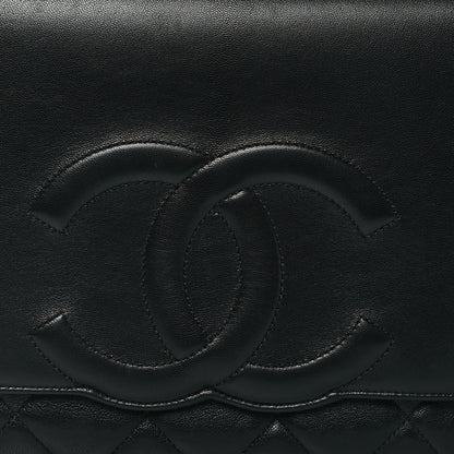 Chanel Goatskin Quilted Timeless CC Clutch Black 8 of 10