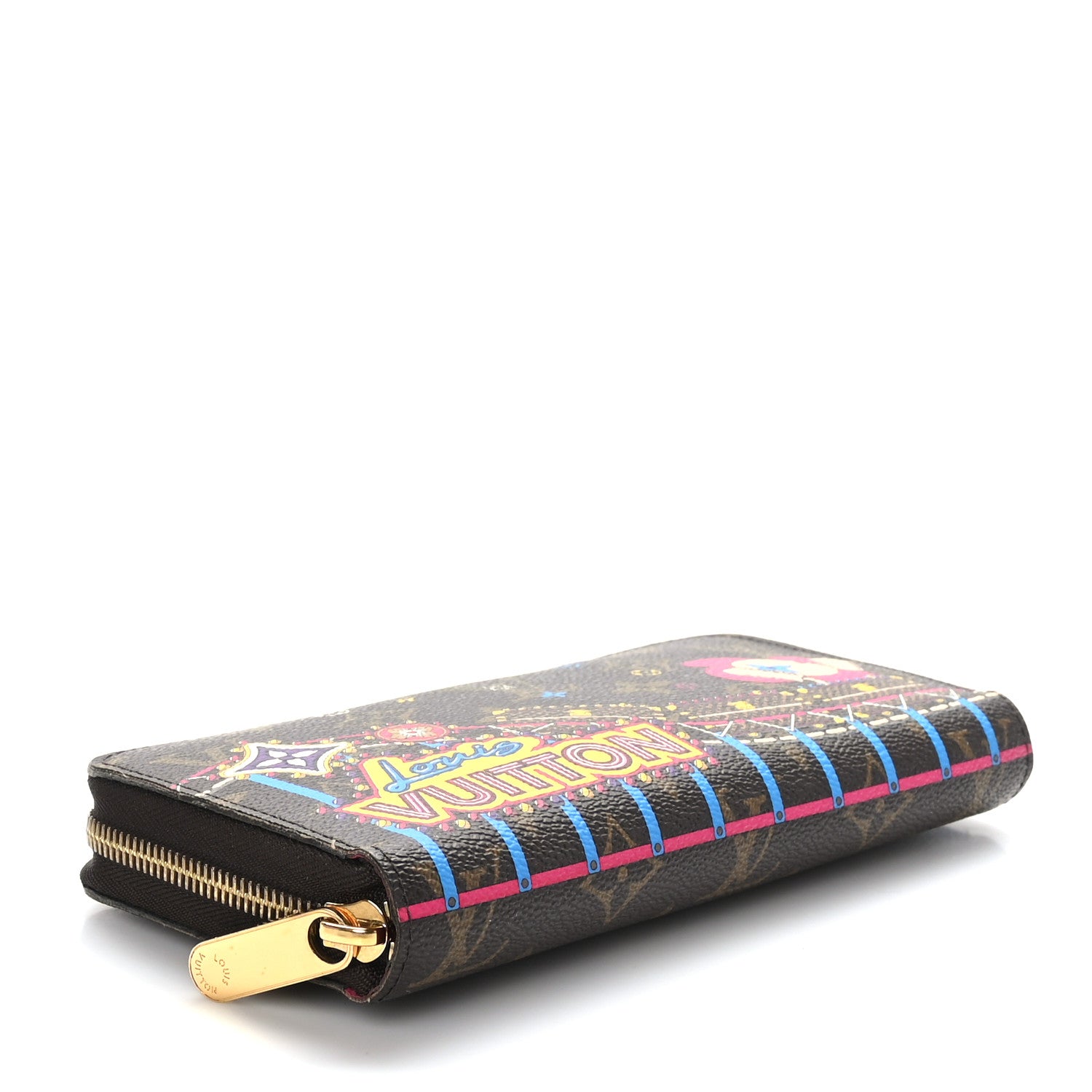 Louis Vuitton Monogram 2020 Christmas Animation Zippy Wallet Pivoine 4 of 6