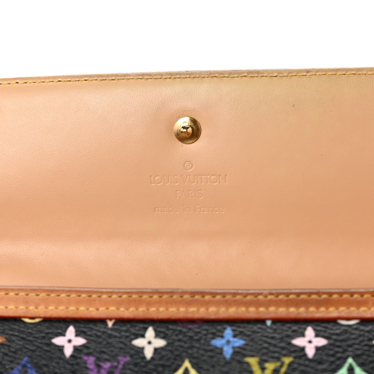 Monogram Multicolor Porte Tresor International Wallet Black