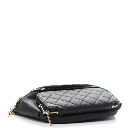 Chanel Caviar Quilted Business Affinity Waist Belt Bag Black 4 of 9