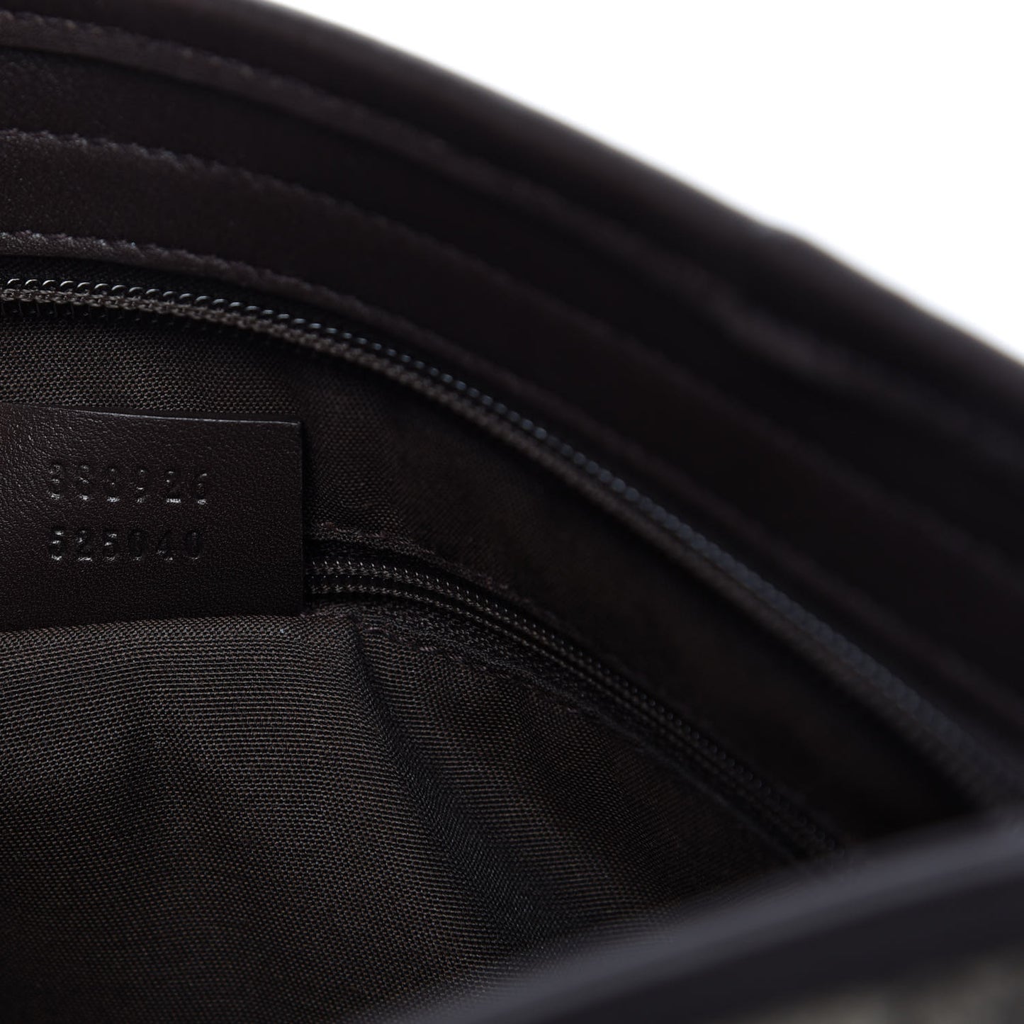 GG Supreme Monogram Web Flat Messenger Bag Dark Brown