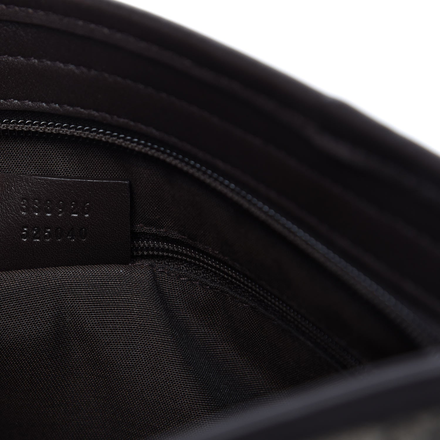 Gucci GG Supreme Monogram Web Flat Messenger Bag Dark Brown 9 of 10