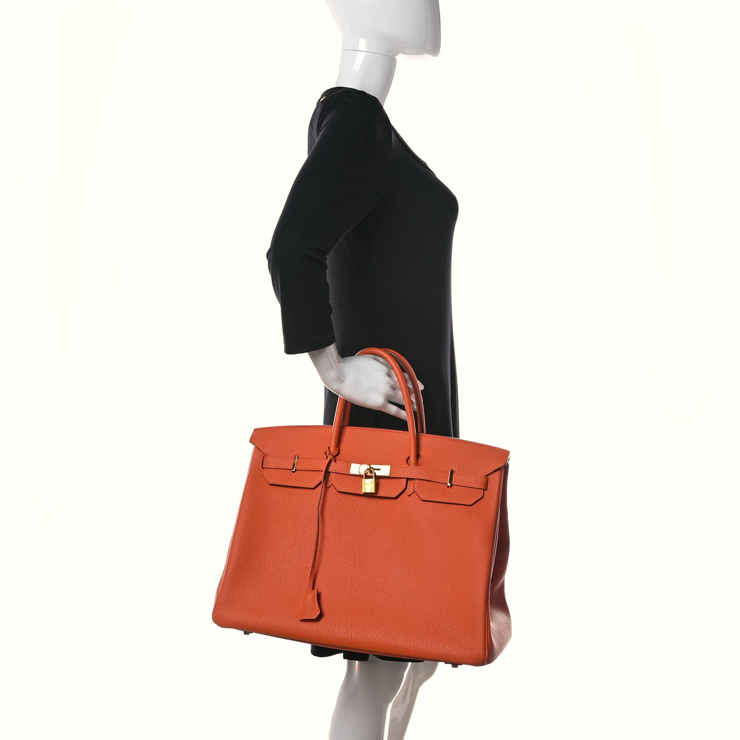 Togo Birkin 40 Orange