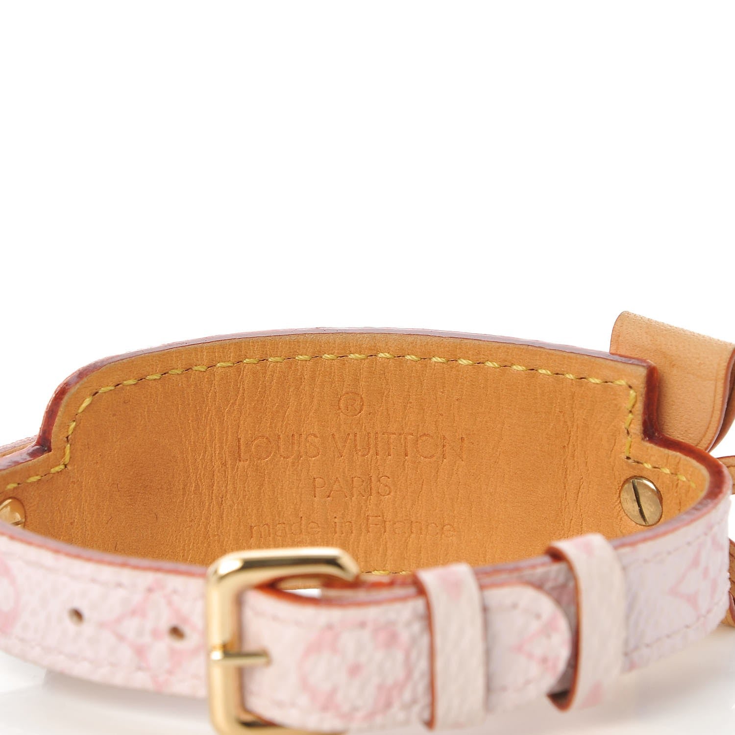 Louis Vuitton Monogram Cherry Blossom Address Wish Bracelet Pink 4 of 5