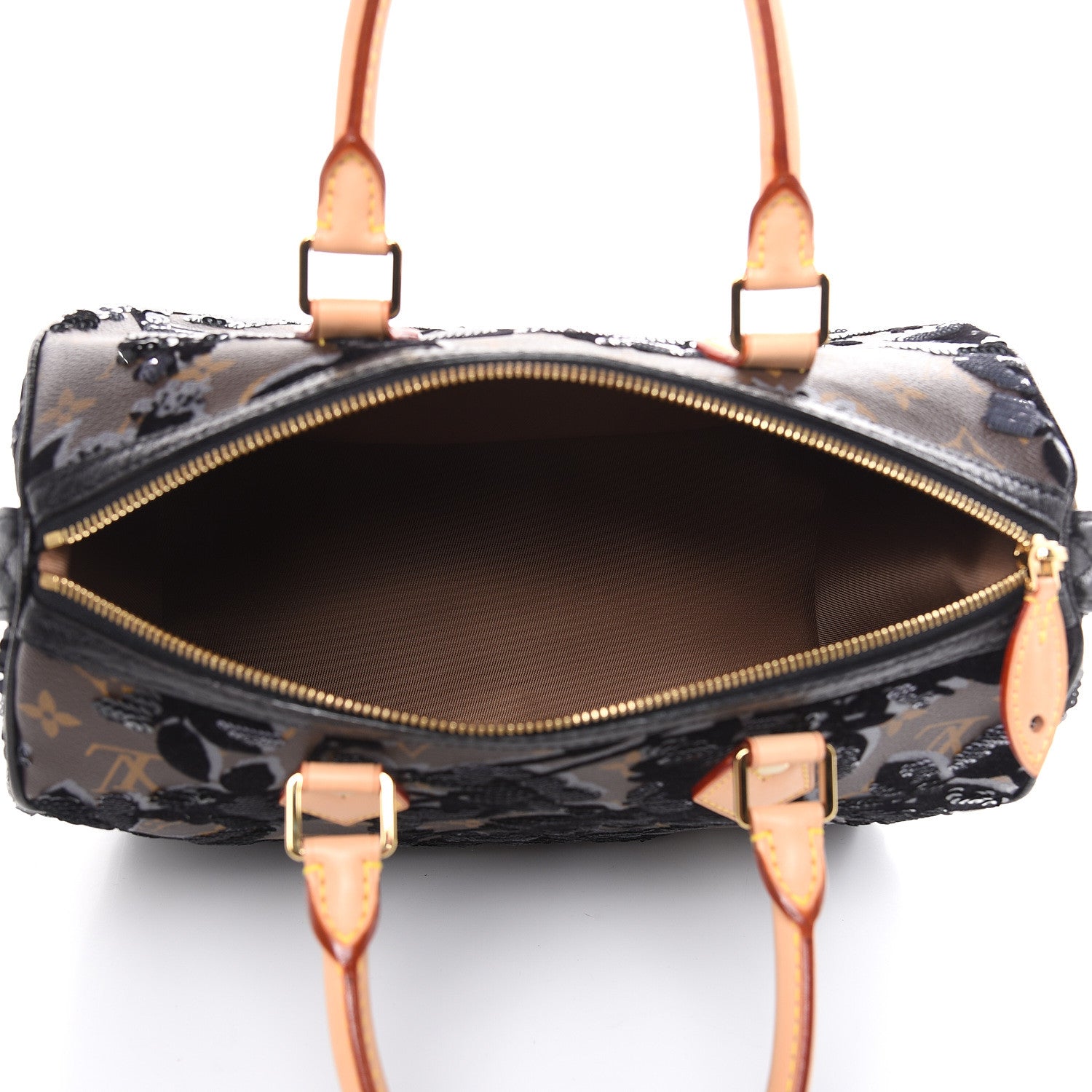 Louis Vuitton Monogram Fleur De Jais Sequins Speedy 30 5 of 10