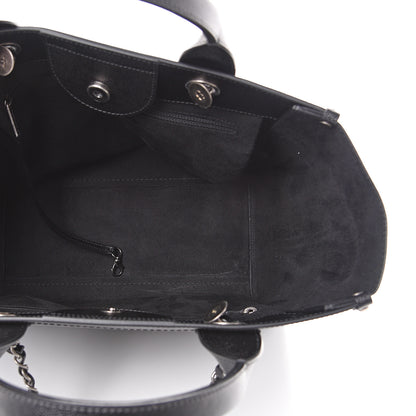Chanel Caviar Small Studded Deauville Tote Black 4 of 9