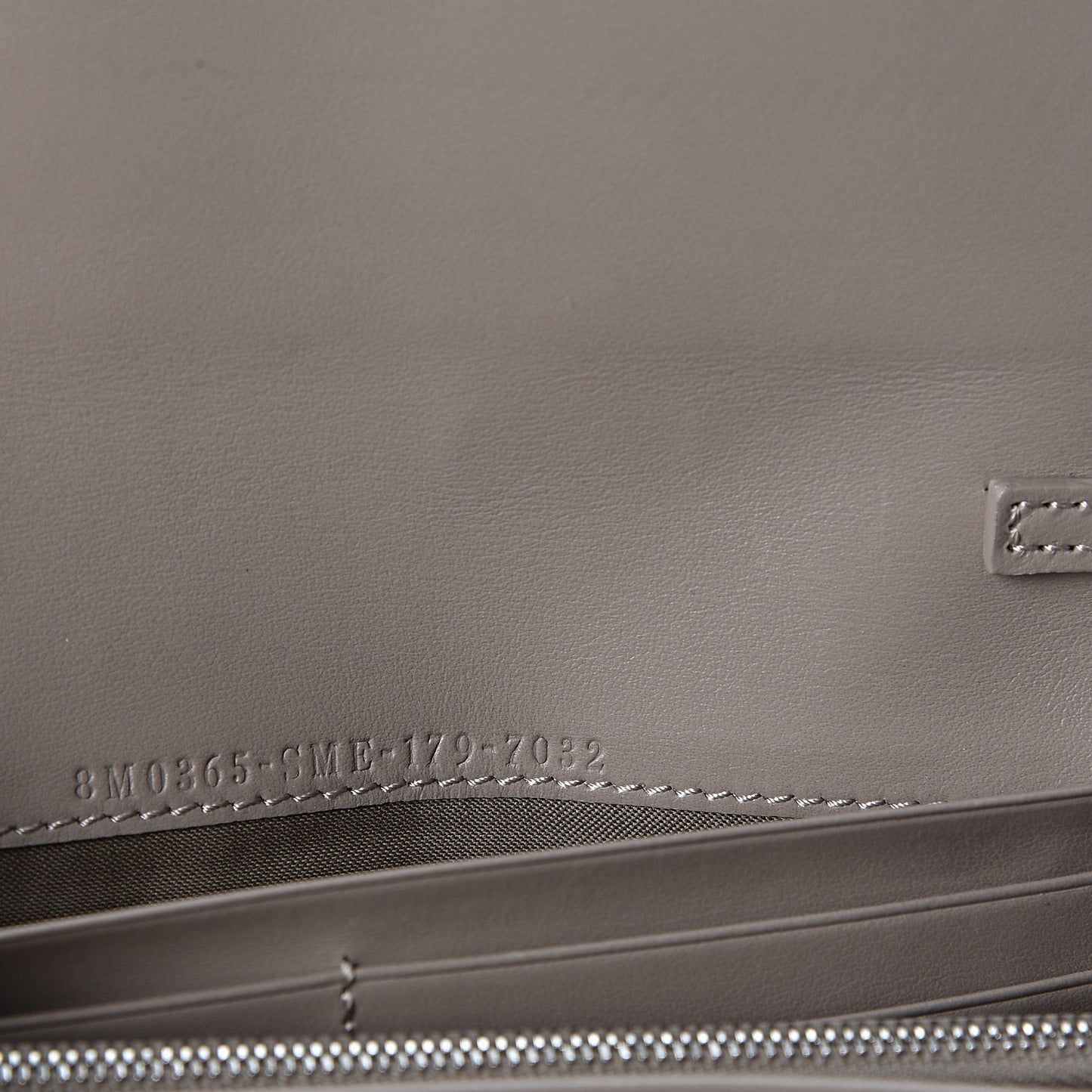 Vitello Liberty Century Lucido By The Way Continental Wallet On Chain Tortora