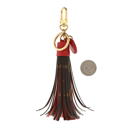 Louis Vuitton Monogram Tassel Bag Charm Red 2 of 5