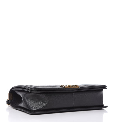 Chanel Caviar Quilted New Medium Boy Flap Black 4 of 10