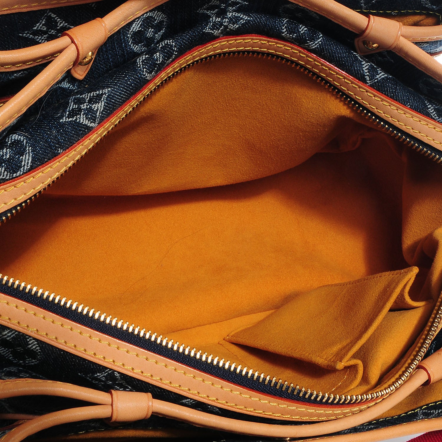 Louis Vuitton Denim Raye Porte Epaule MM 5 of 8