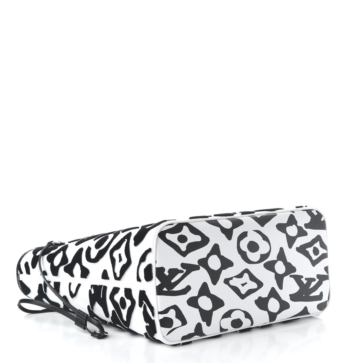 X UF Tufted Monogram Neverfull MM Black White