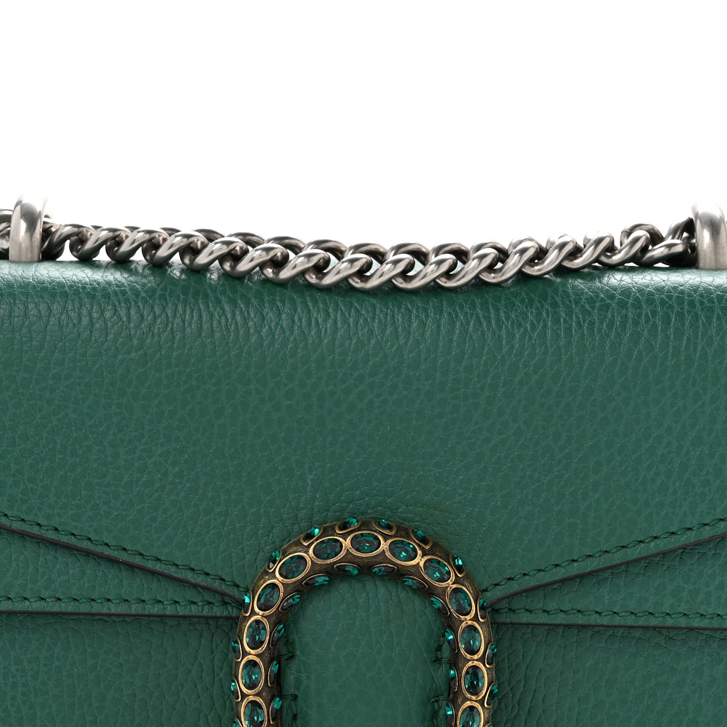 Calfskin Mini Dionysus Shoulder Bag Emerald