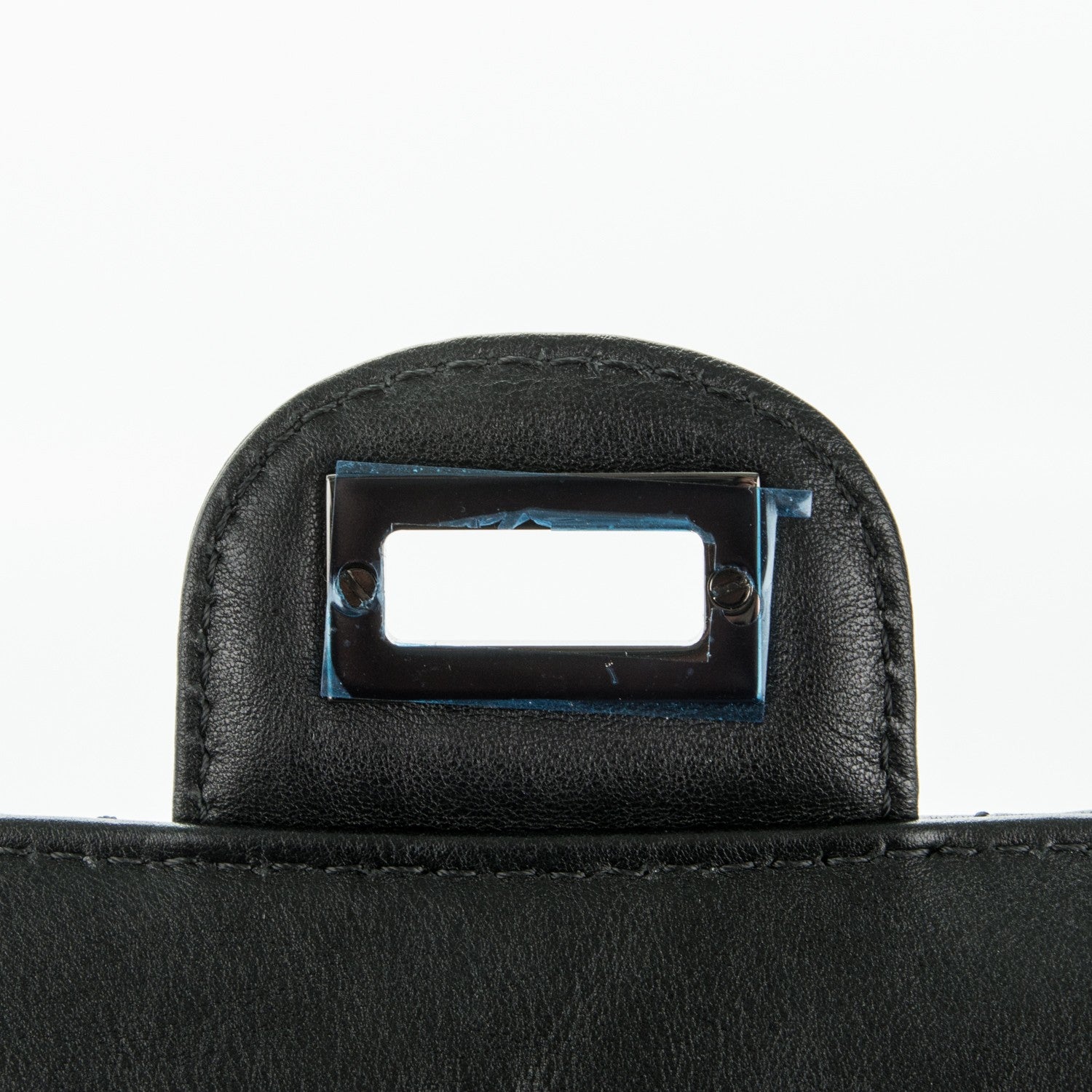 Chanel Crumpled Calfskin Quilted 2.55 Reissue 226 Double Flap So Black 8 of 8