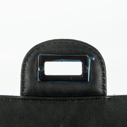 Chanel Crumpled Calfskin Quilted 2.55 Reissue 226 Double Flap So Black 8 of 8