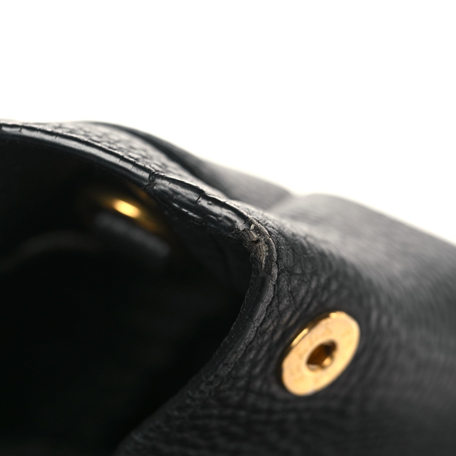 Prada Vitello Daino Tote Black 14 of 17