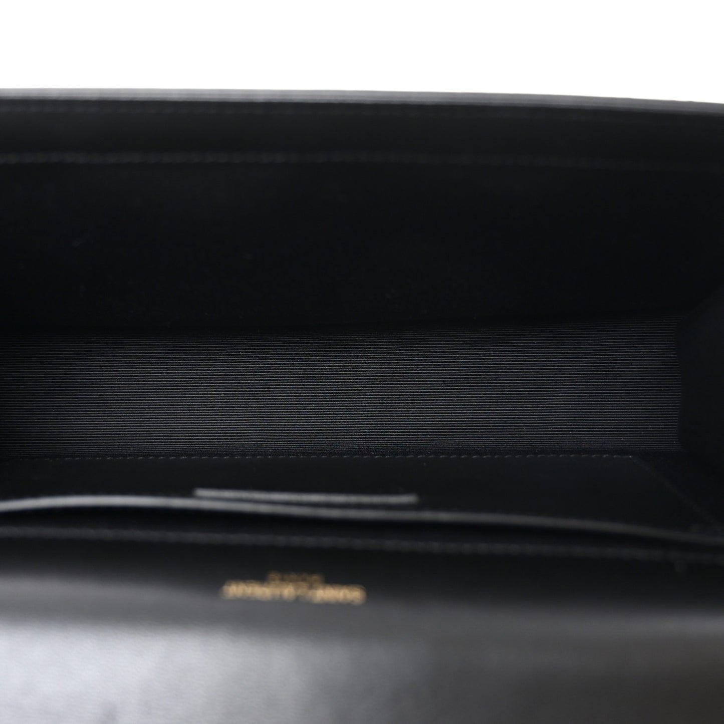 Calfskin Crystal Medium Monogram Kate Satchel Black
