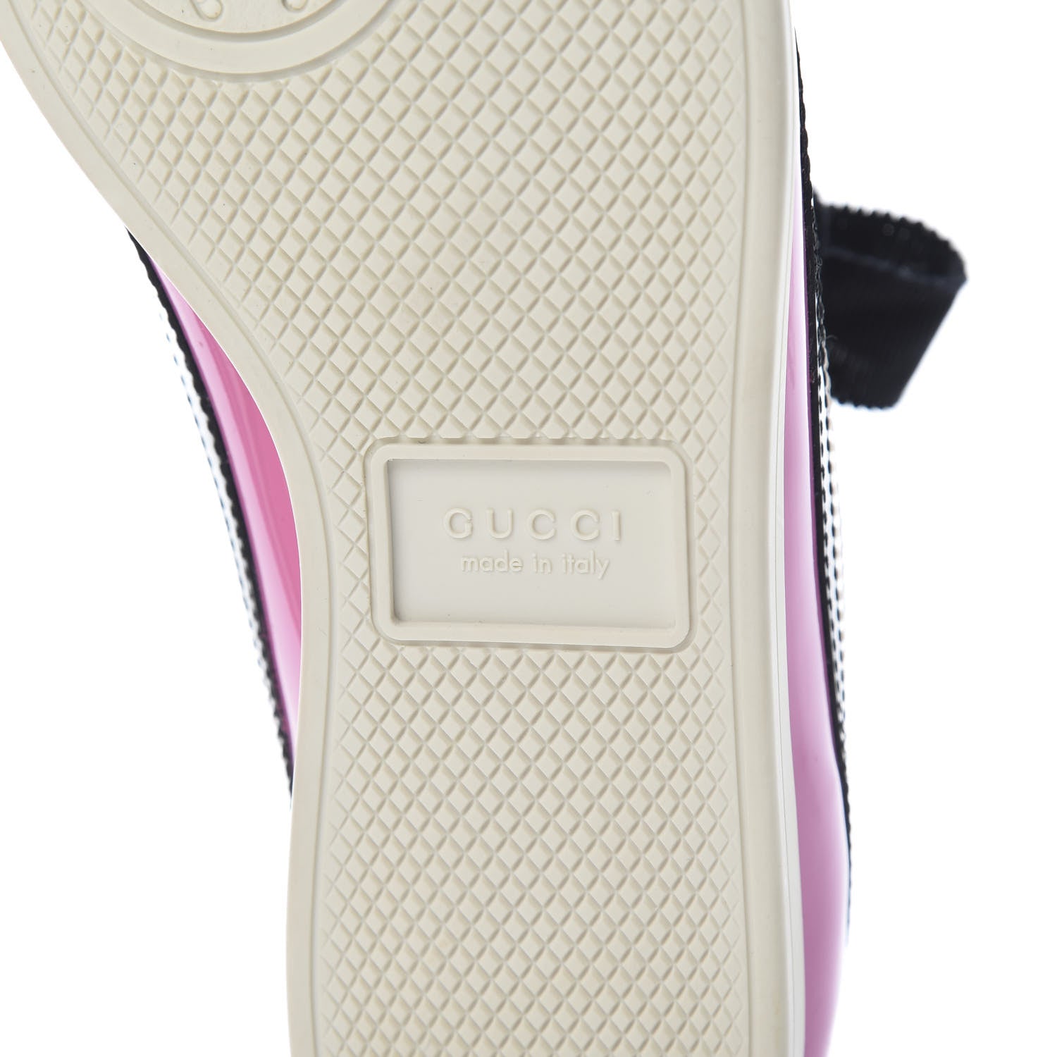 Gucci Patent Calfskin Crystal Womens Web Falacer Sneakers 36 Pink 8 of 10