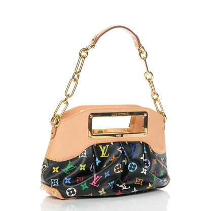Louis Vuitton Monogram Multicolor Judy PM Black 3 of 6