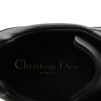 Christian Dior Calfskin Suede Logo Sneakers 36.5 Black 8 of 9