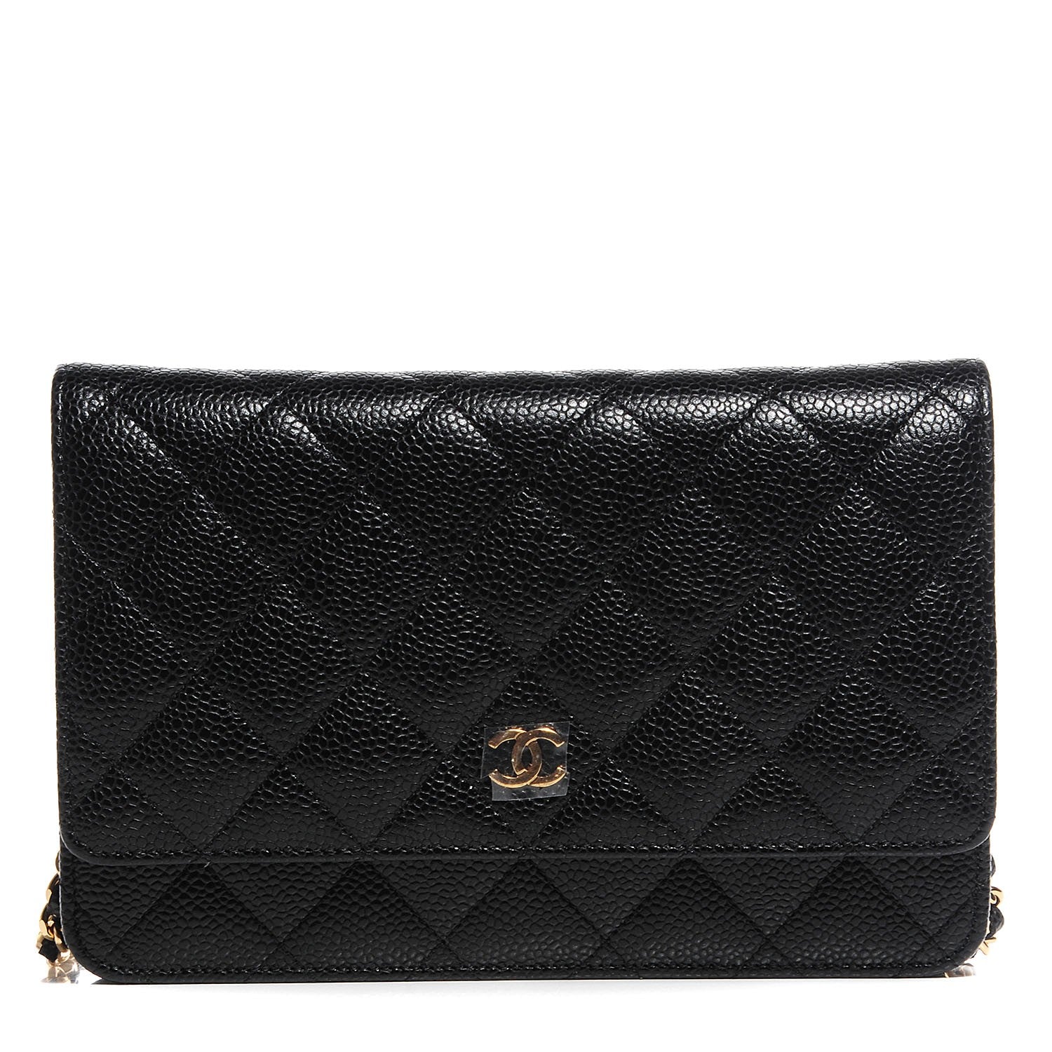 Chanel Caviar Quilted Wallet On Chain WOC Black 1 of 9