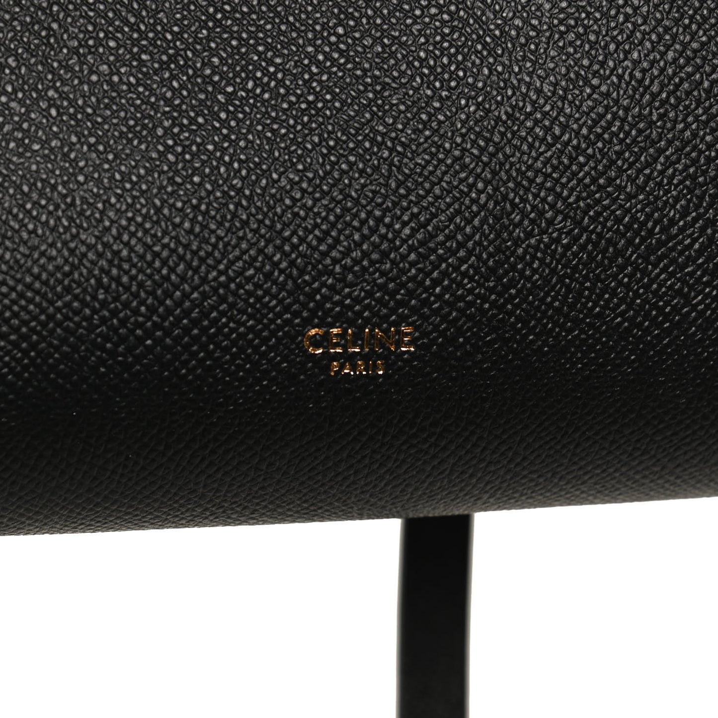 Grained Calfskin Nano Belt Bag Black