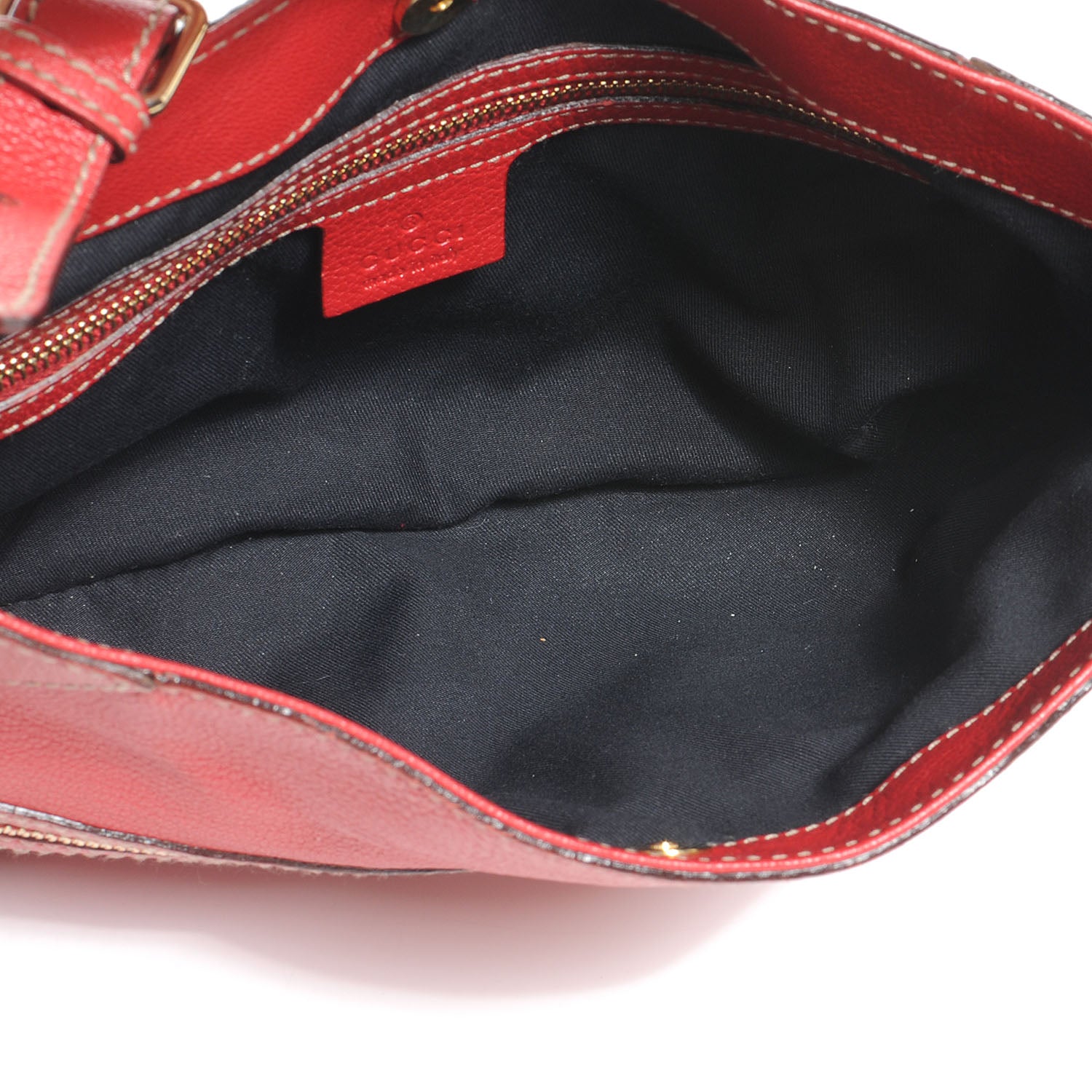 Gucci Leather Capri Shoulder Bag Red 6 of 8