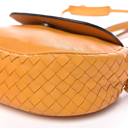 Bottega Veneta Nappa Intrecciato Small Nodini Flap Crossbody Marigold 10 of 10