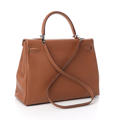 Hermes Togo Kelly Retourne 35 Gold 3 of 34