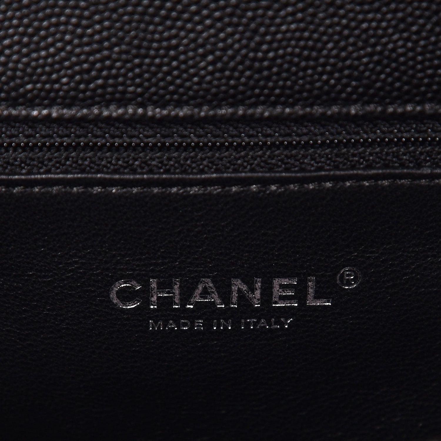 Chanel Caviar Lizard Quilted Small Coco Handle Flap Black 7 of 8