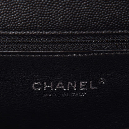 Chanel Caviar Lizard Quilted Small Coco Handle Flap Black 7 of 8