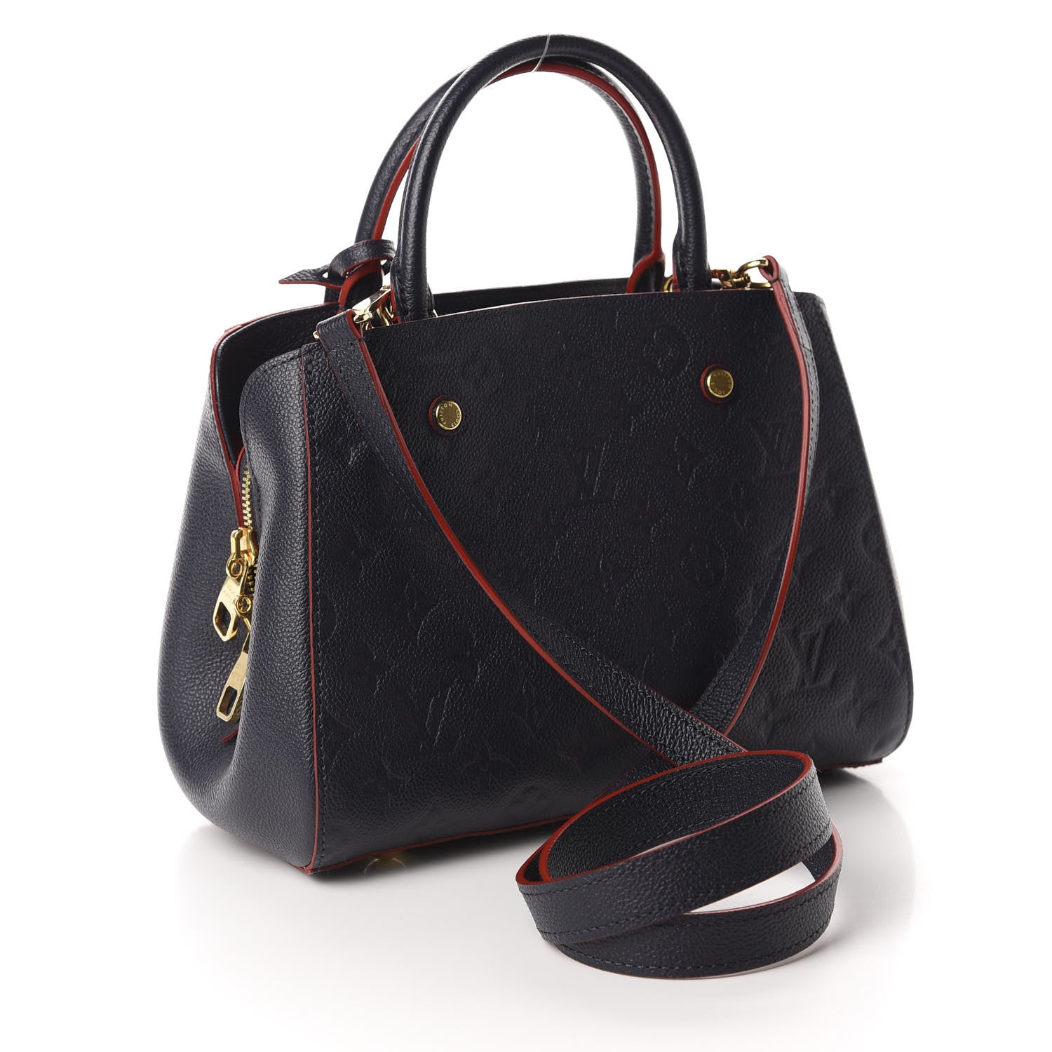 Louis Vuitton Empreinte Montaigne BB Marine Rouge 4 of 11