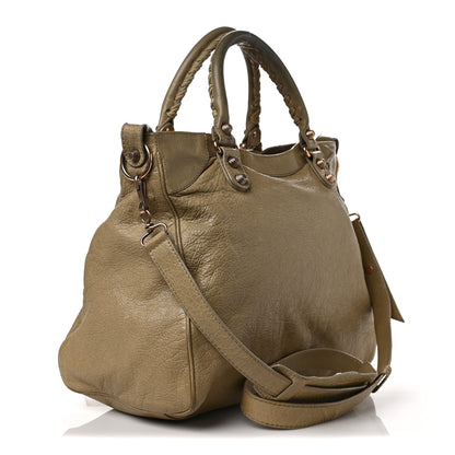 Balenciaga Agneau Giant 12 Rose Gold Hardware Velo Latte Beige 4 of 13