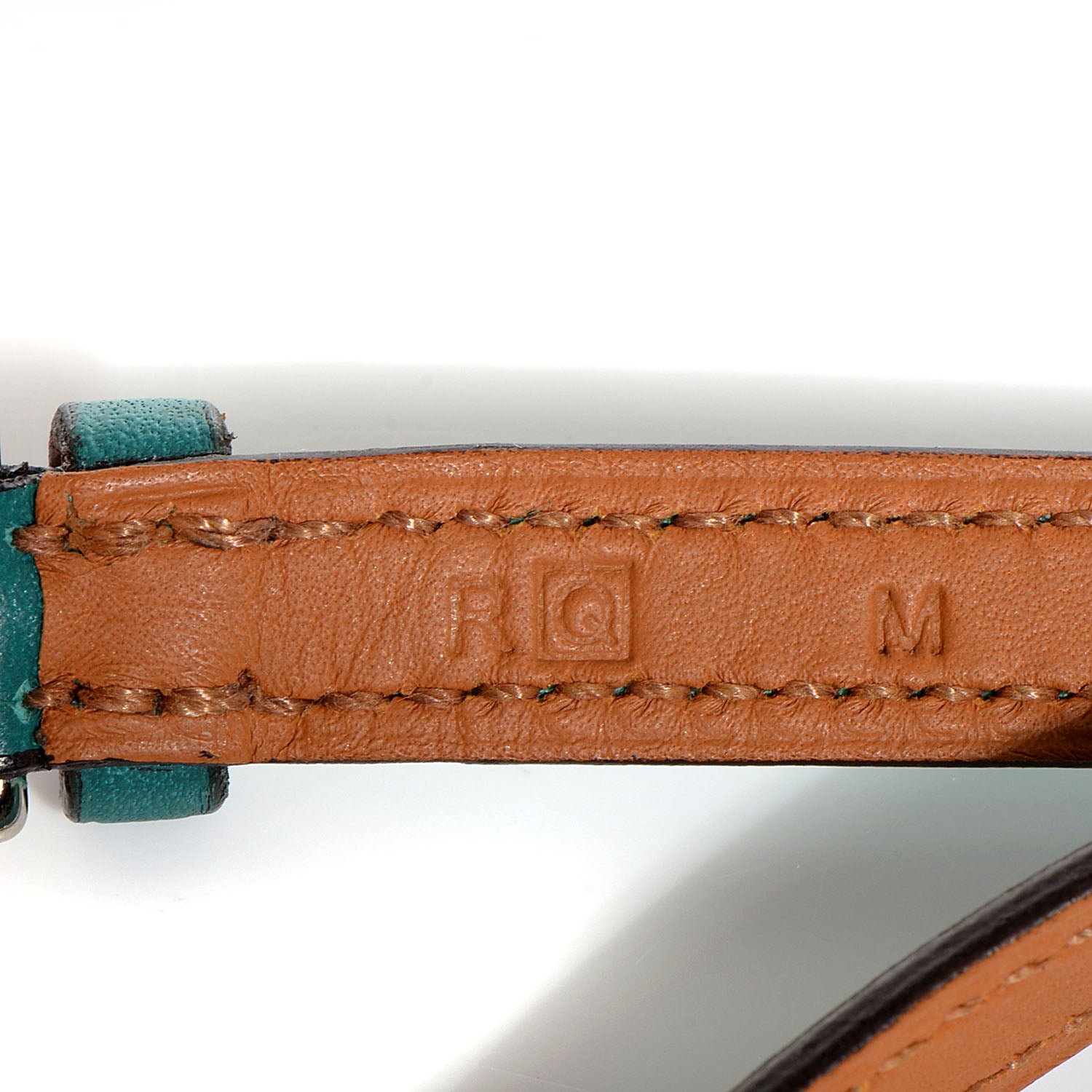 Hermes Swift Mini Etrivière 4 Tours Bracelet Medium Malachite 5 of 5