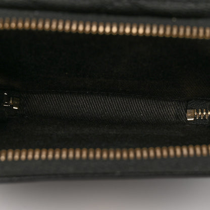 Chanel Caviar Quilted Phone Holder With Chain Black 6 of 10