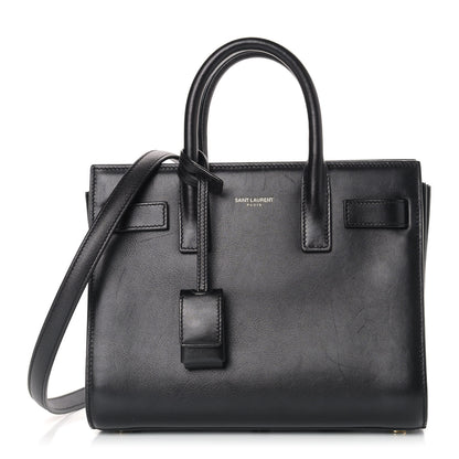 Saint Laurent Calfskin Nano Sac De Jour Black 1 of 7