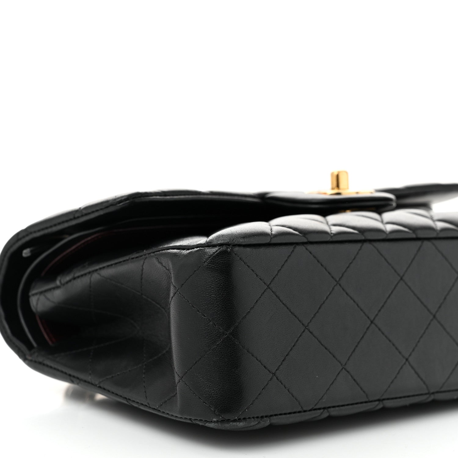 Chanel Lambskin Quilted Small Double Flap Black 9 of 10