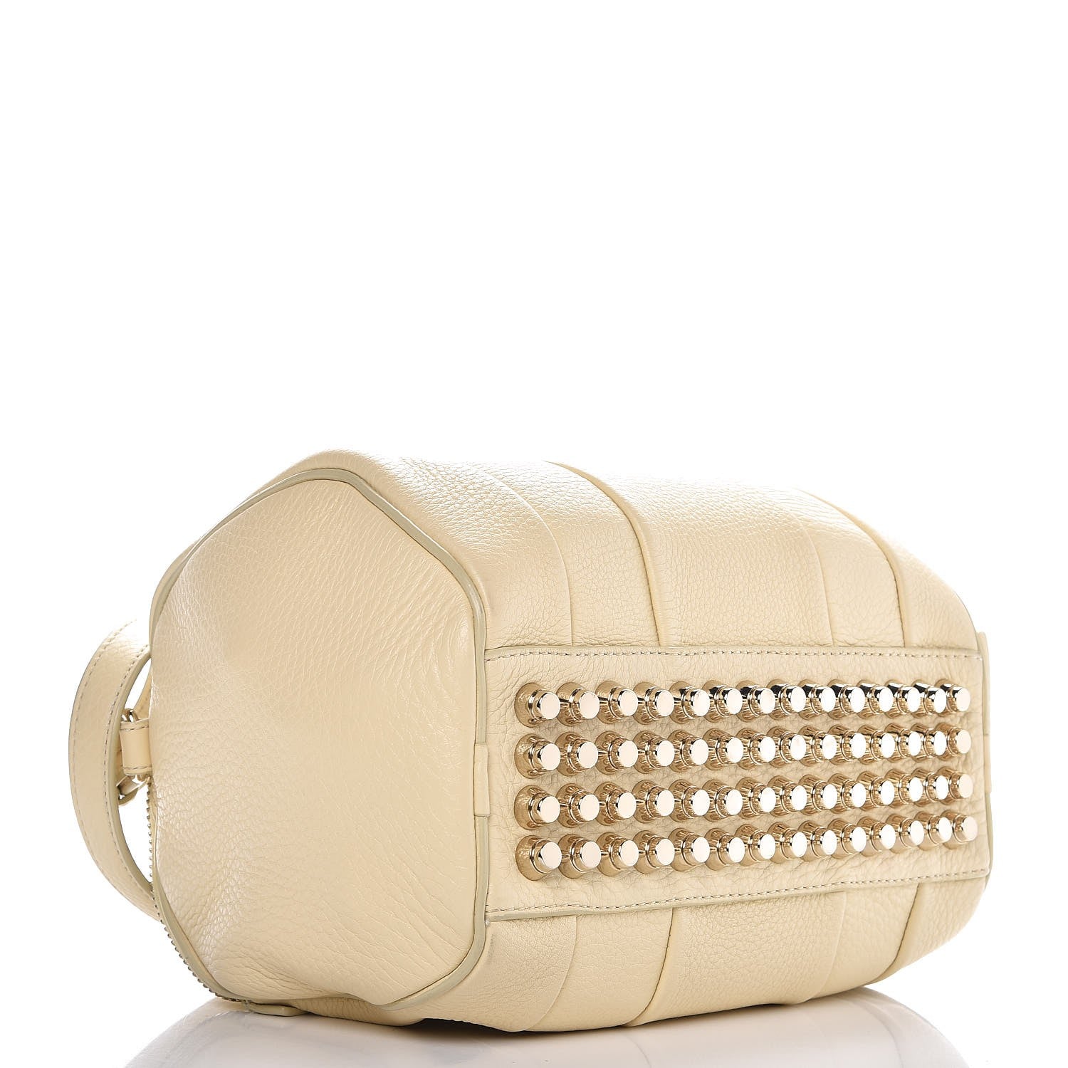 Alexander Wang Pebbled Lambskin Rockie Soft Merinque Pale Gold Hardware 4 of 7
