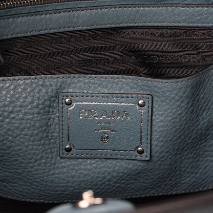 Prada Vitello Phenix Shopping Tote Marine 7 of 8