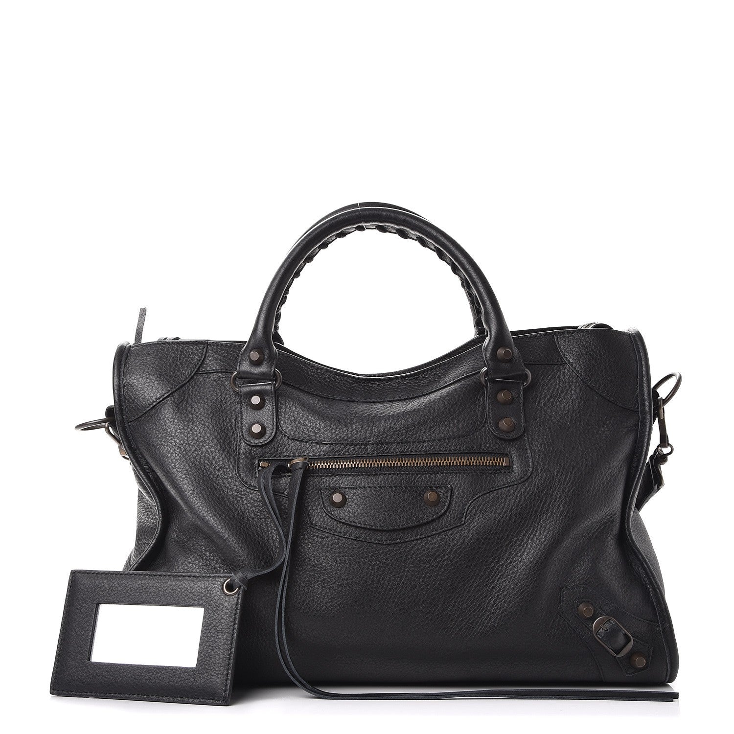 Balenciaga Vibrato Calfskin Classic Hardware City Black 1 of 7