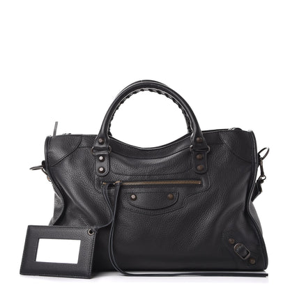 Balenciaga Vibrato Calfskin Classic Hardware City Black 1 of 7