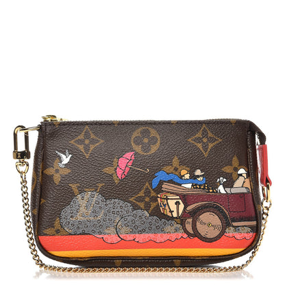 Louis Vuitton Monogram 2015 Christmas Animation Mini Pochette Accessories 1 of 7