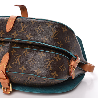 Louis Vuitton Monogram SC Flore Saumur Teal 9 of 11
